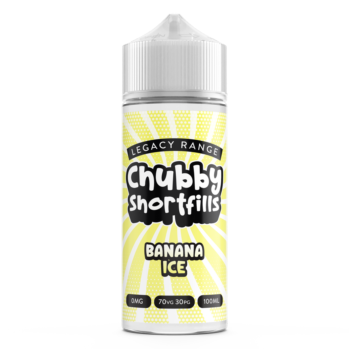 Chubby Shortfills - Legacy Edition - Banana Ice - 100ml