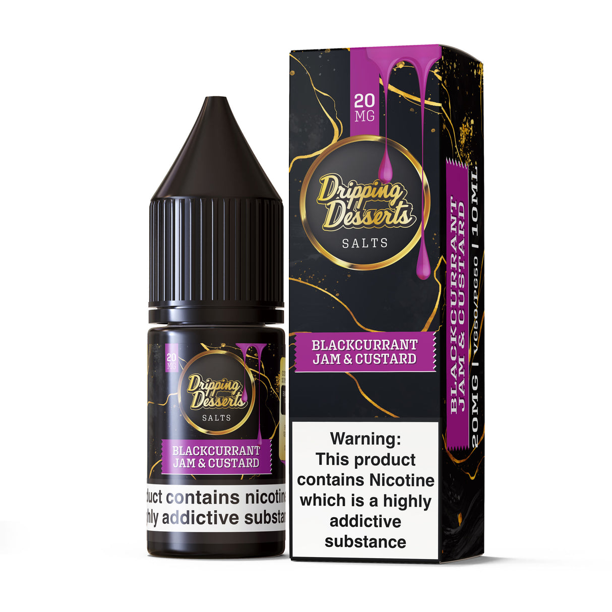 Blackcurrant Jam and Custard Salt