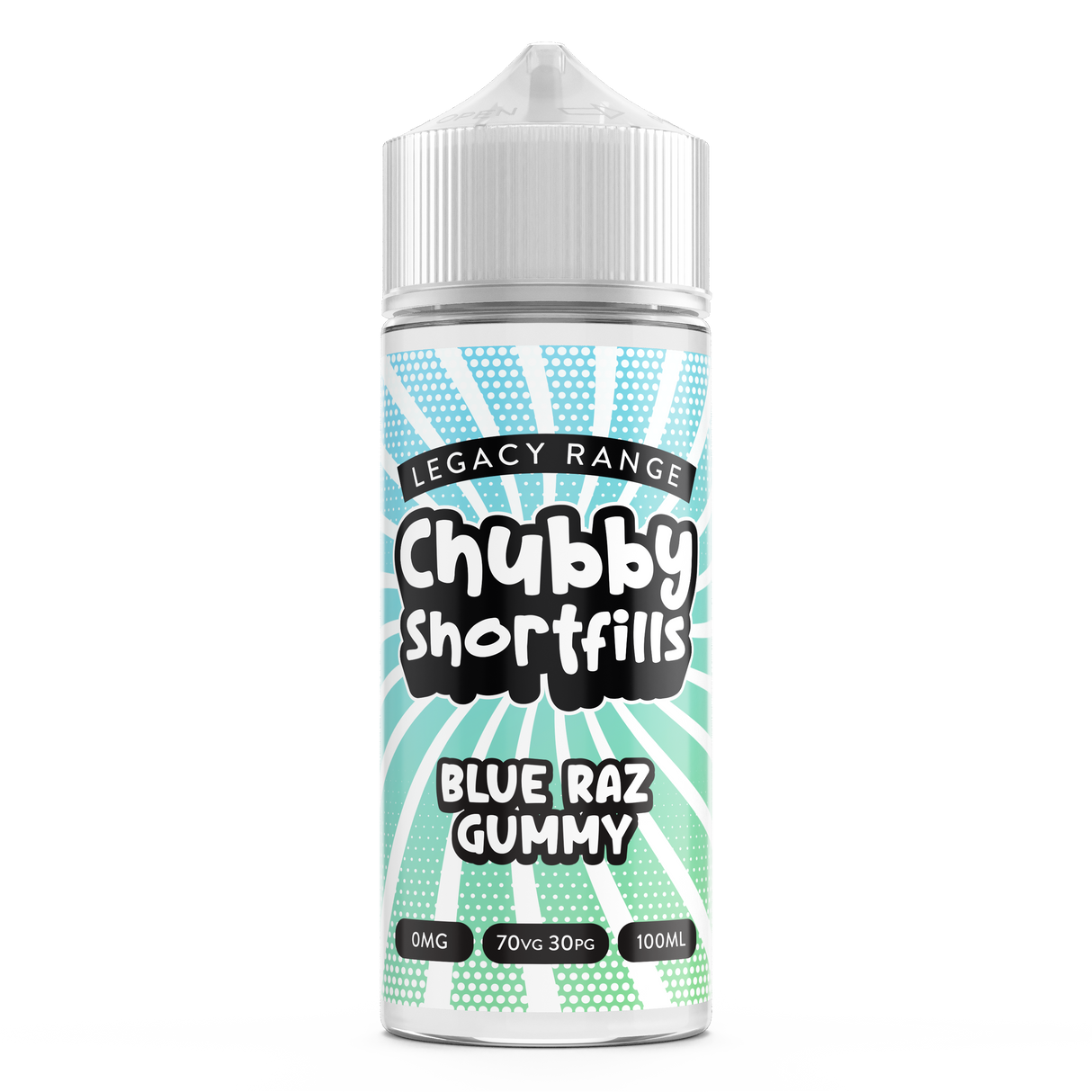 Chubby Shortfills - Legacy Edition - Blue Raz Gummy - 100ml