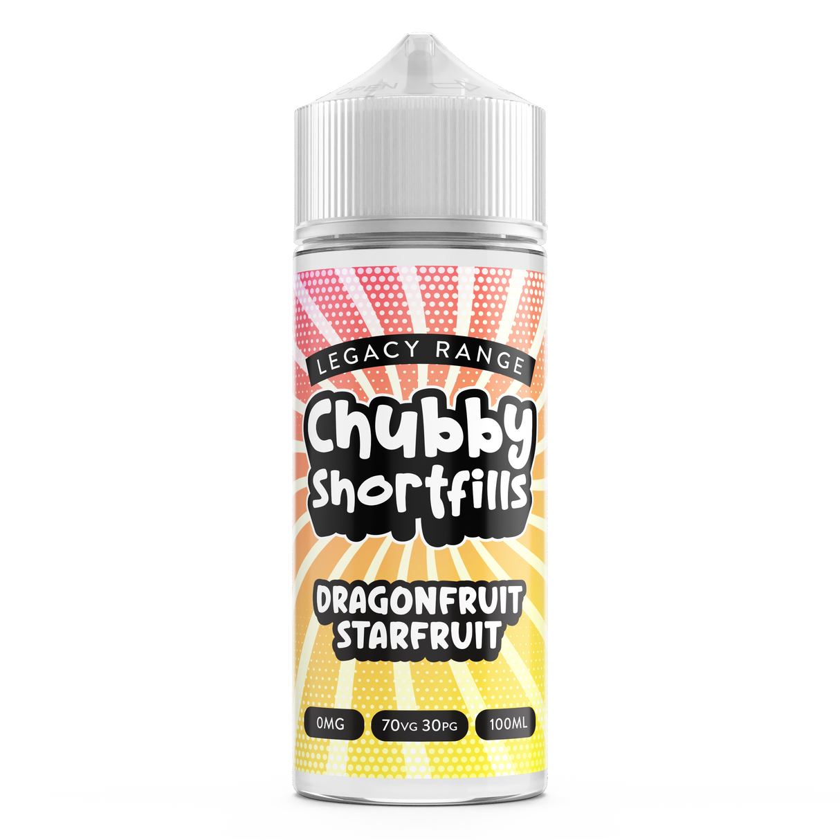 Chubby Shortfills - Legacy Edition - Dragonfruit Starfruit - 100ml