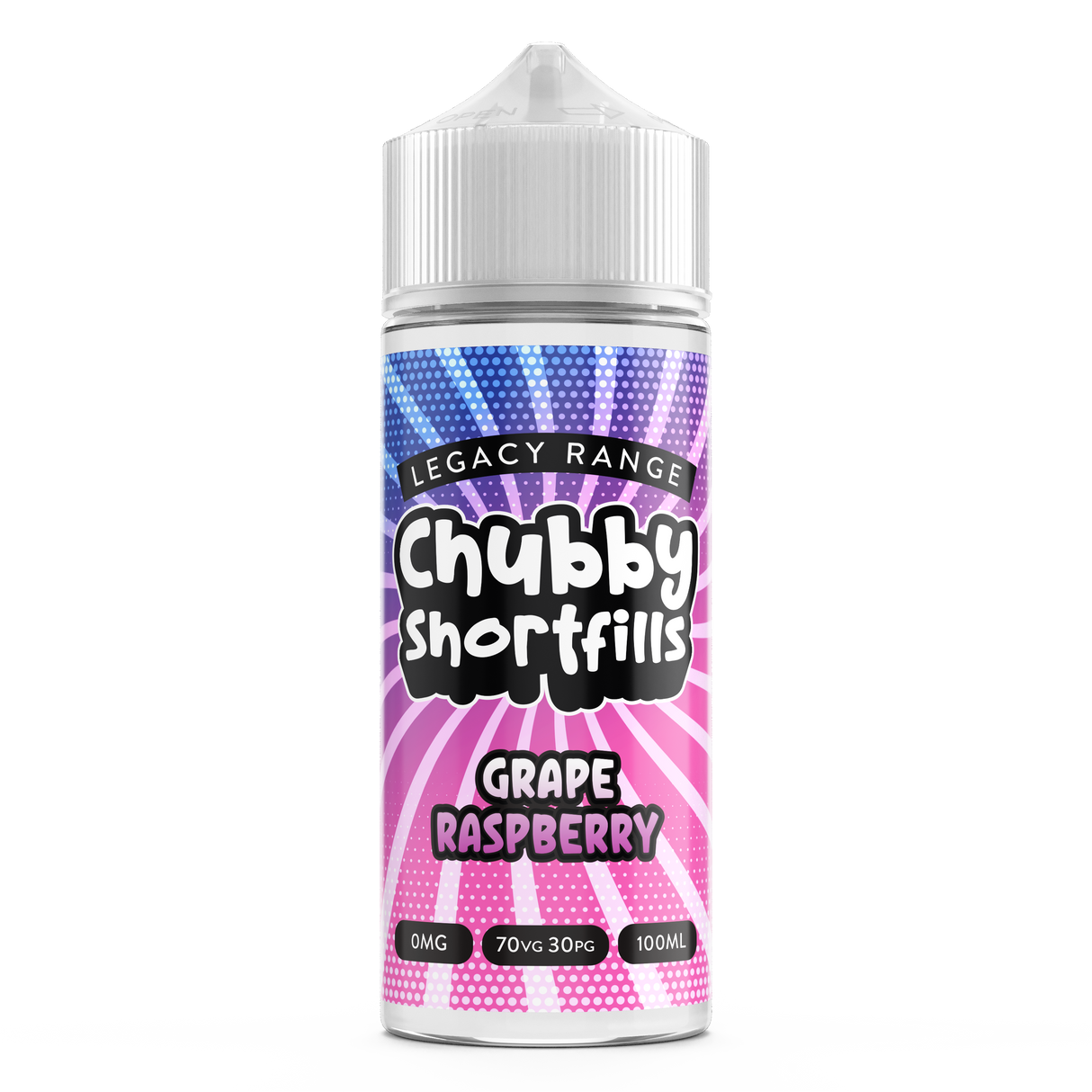Chubby Shortfills - Legacy Edition - Grape & Raspberry - 100ml