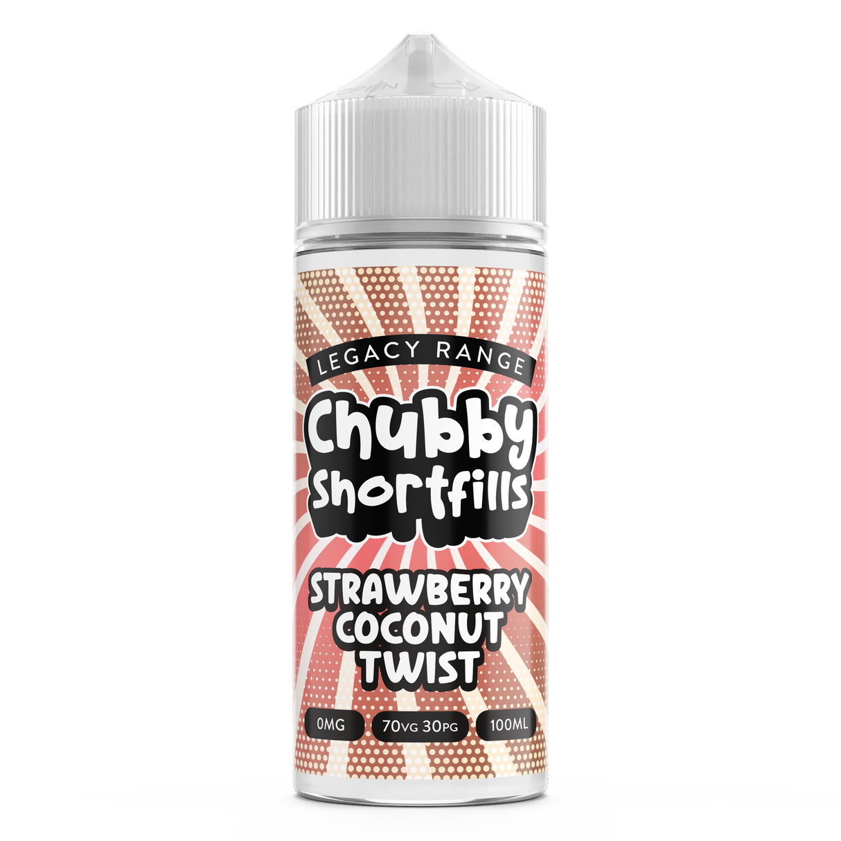 Chubby Shortfills - Legacy Edition - Strawberry Coconut Twist - 100ml