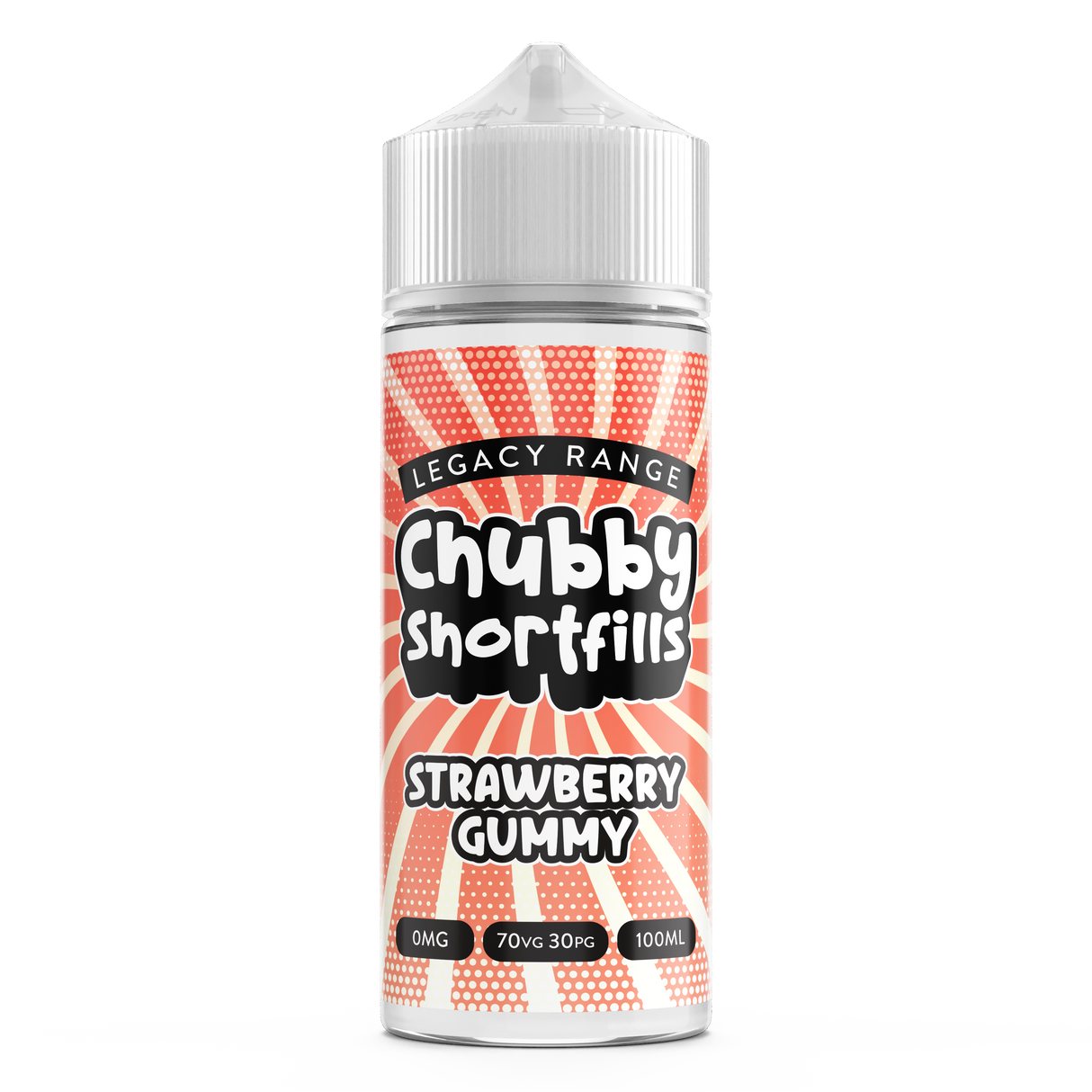 Chubby Shortfills - Legacy Edition - Strawberry Gummy 100ml