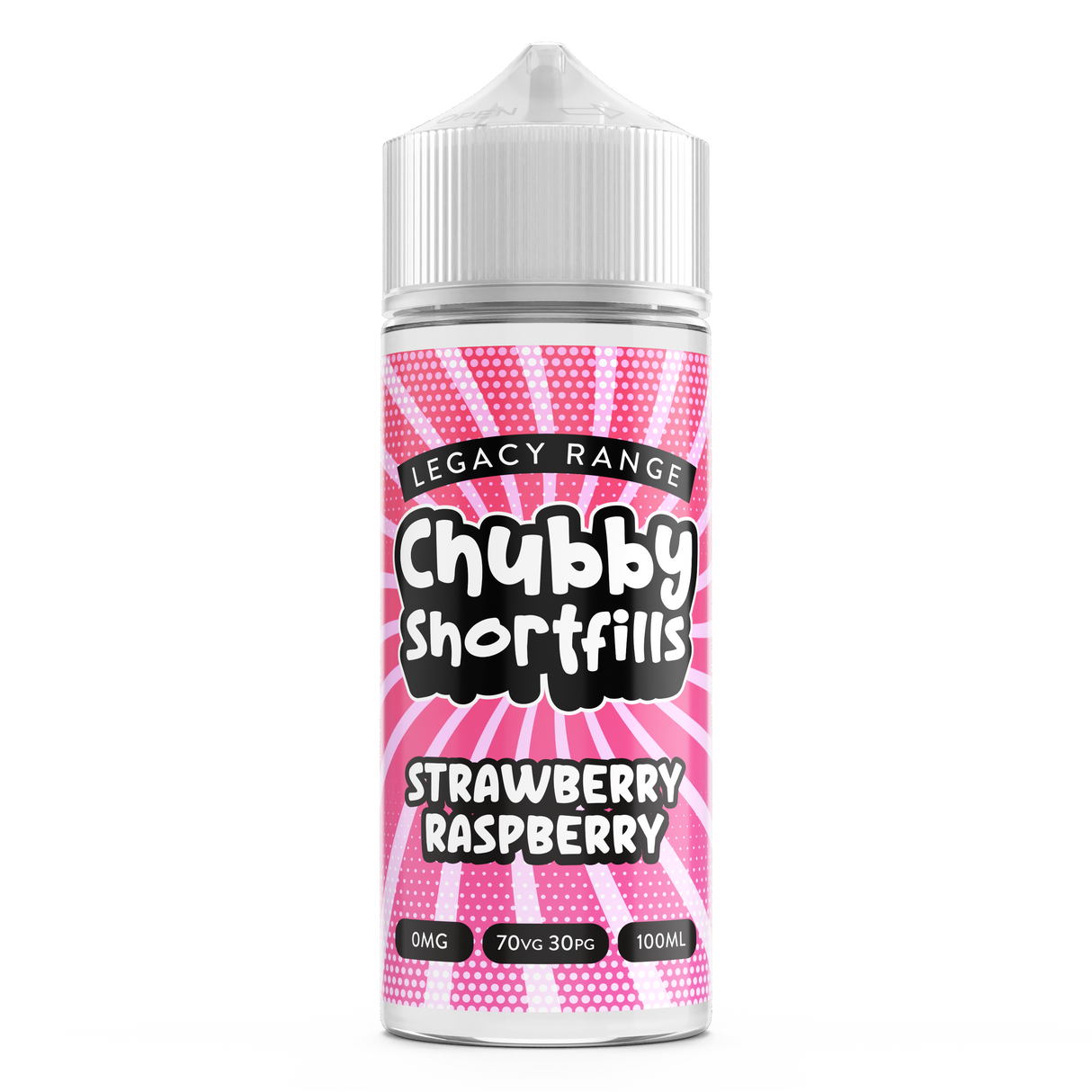 Chubby Shortfills - Legacy Edition - Strawberry Raspberry - 100ml
