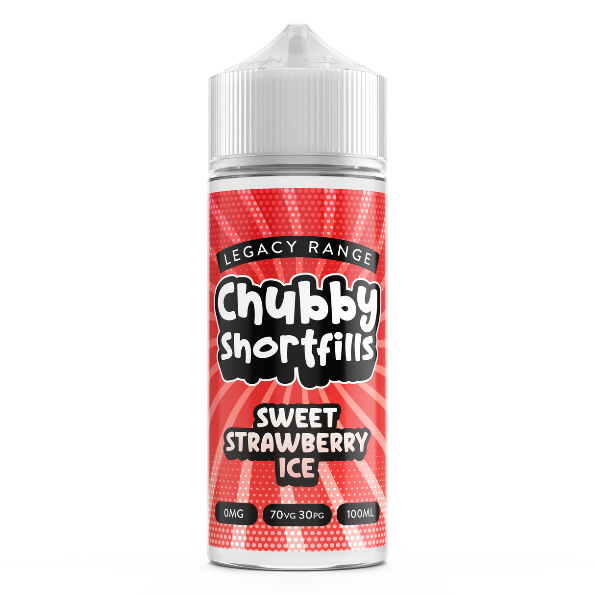 Chubby Shortfills - Legacy Edition - Sweet Strawberry Ice - 100ml