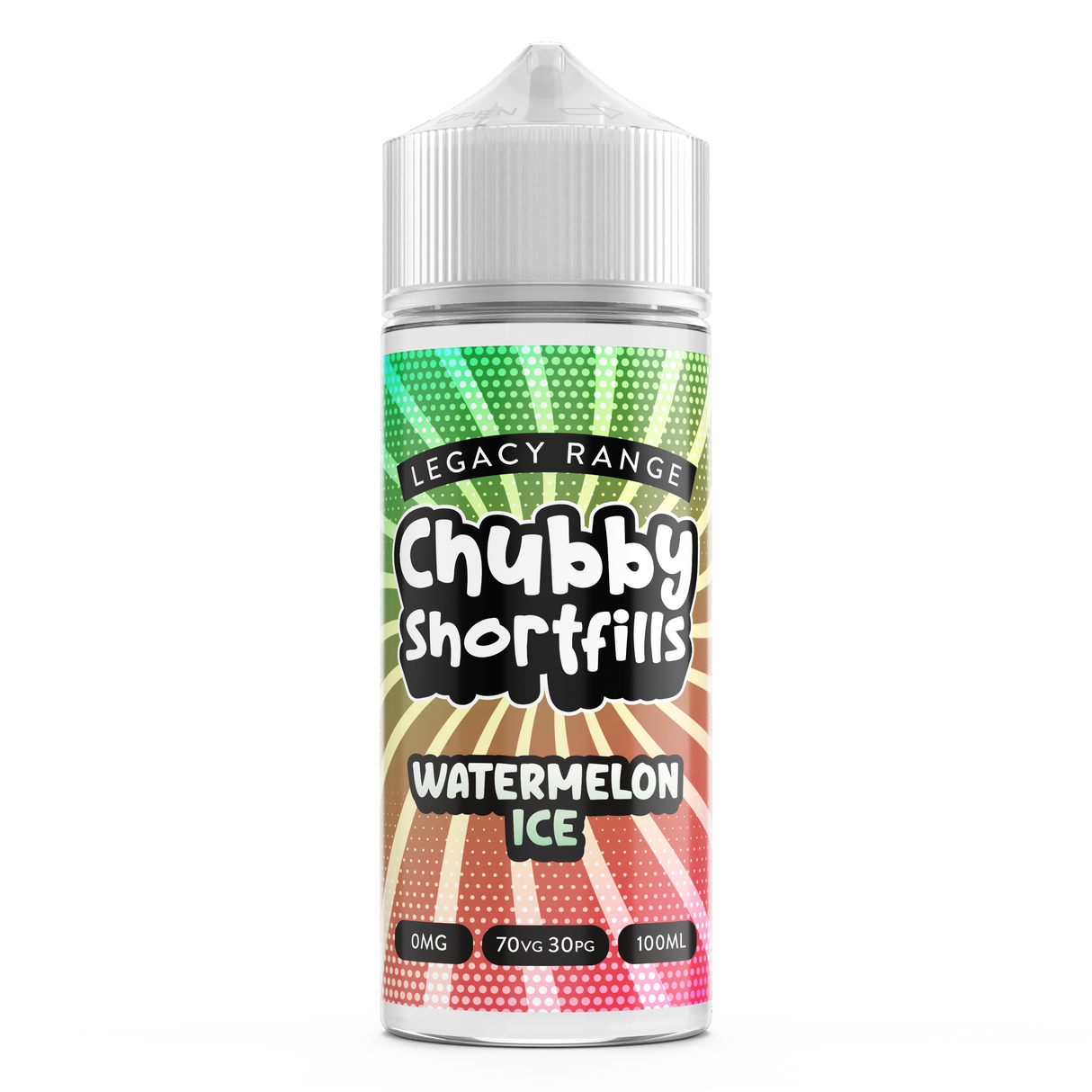 Chubby Shortfills - Legacy Edition - Watermelon Ice - 100ml