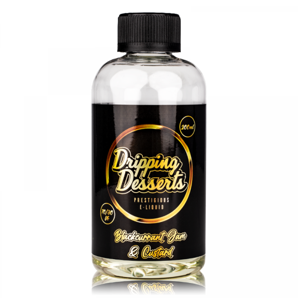 Dripping Desserts - Blackcurrant Jam and Custard - 200ml