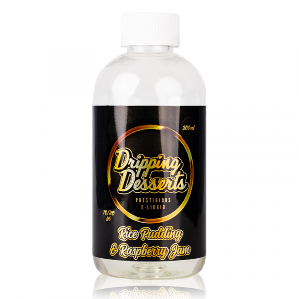 Dripping Desserts - Rice Pudding and Raspberry Jam - 200ml