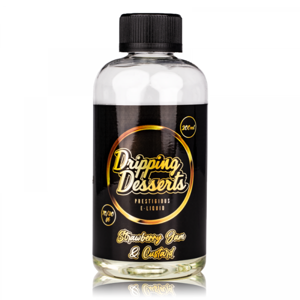 Dripping Desserts - Strawberry Jam and Custard - 200ml