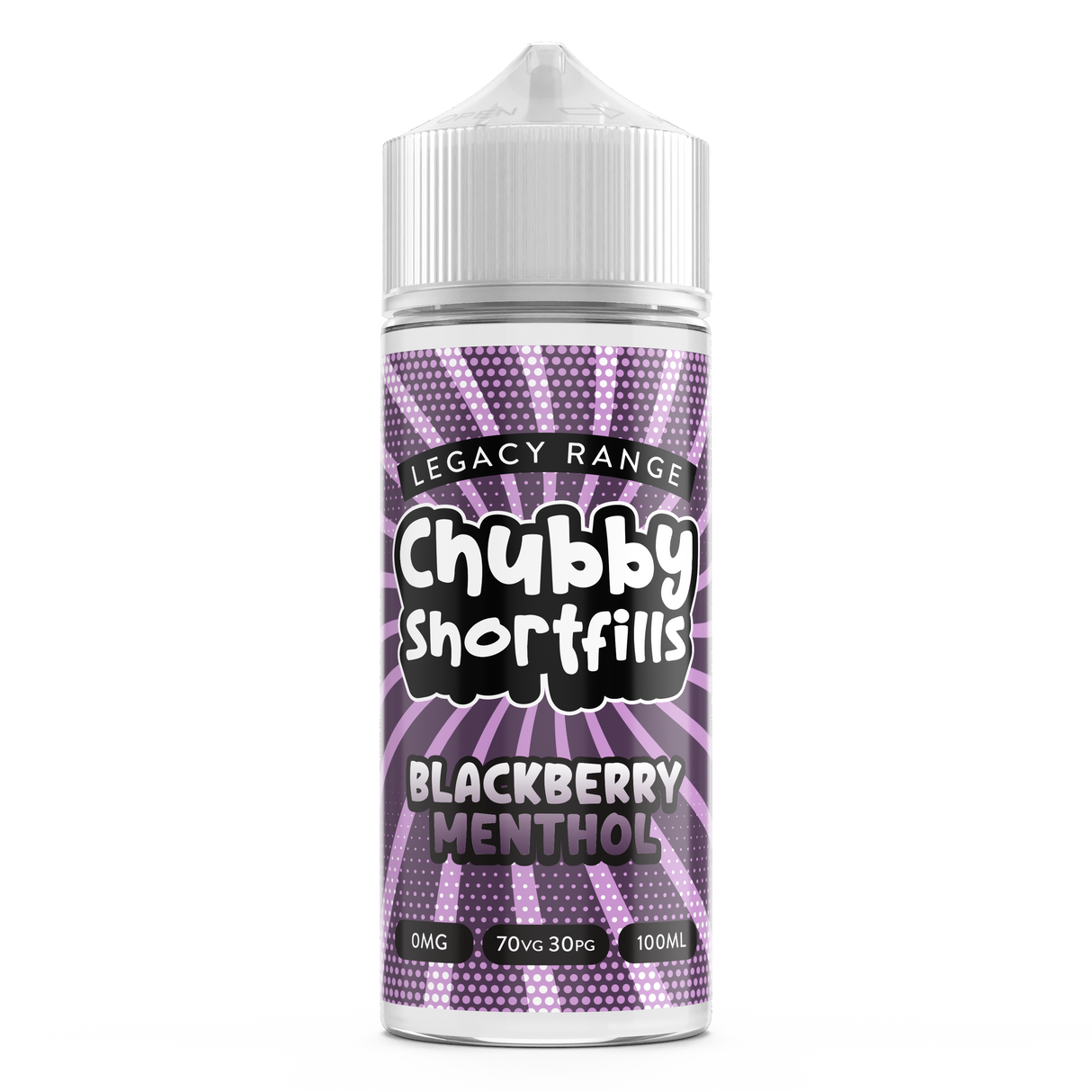 Chubby Shortfills - Legacy Edition - Blackberry Menthol - 100ml