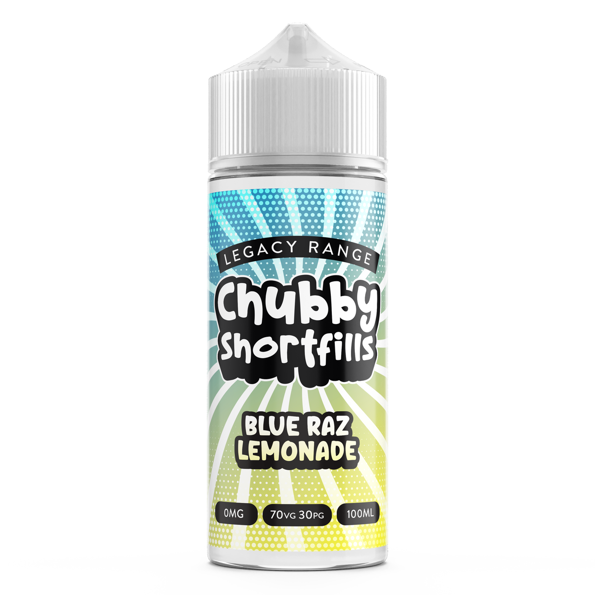 Chubby Shortfills - Legacy Edition - Blue Raz Lemonade  - 100ml