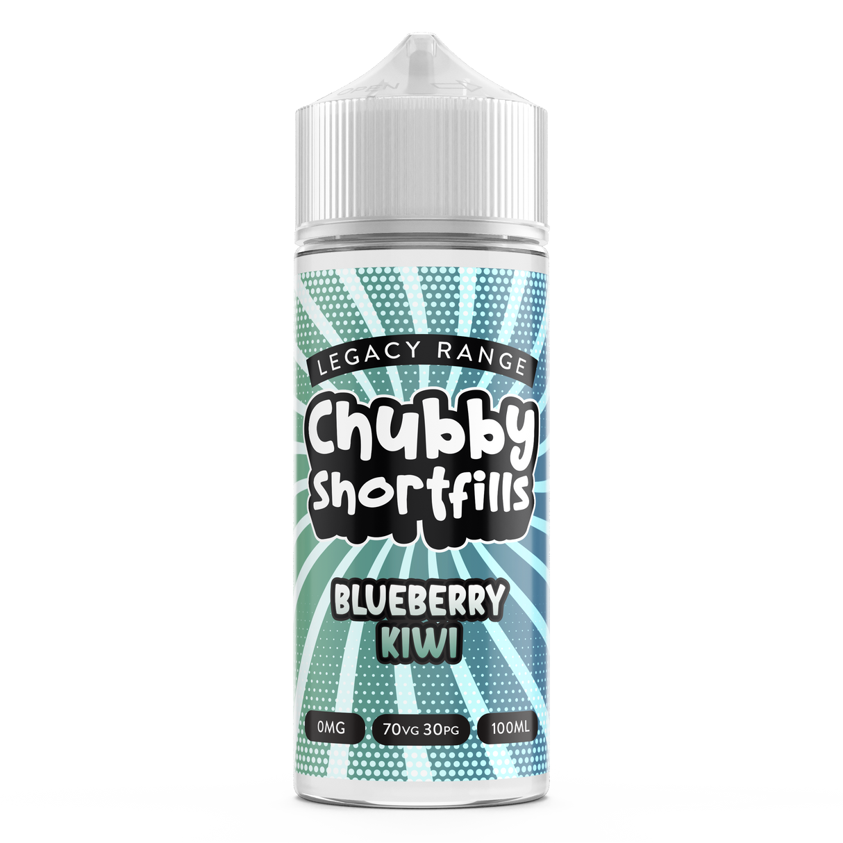 Chubby Shortfills - Legacy Edition - Blueberry Kiwi  - 100ml