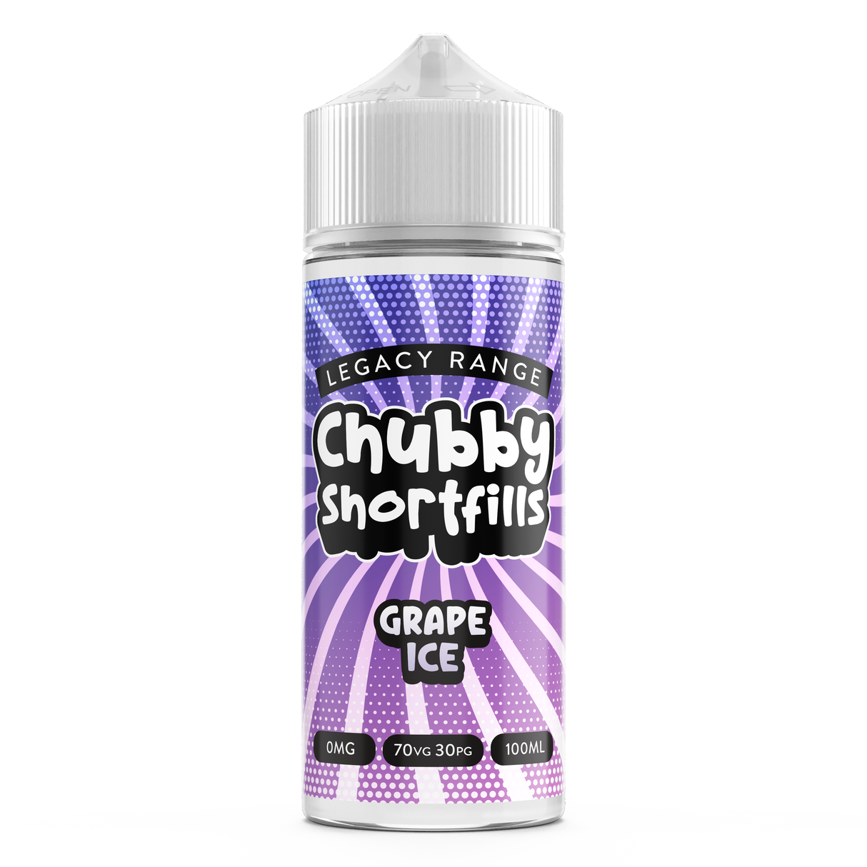 Chubby Shortfills - Legacy Edition - Grape Ice - 100ml