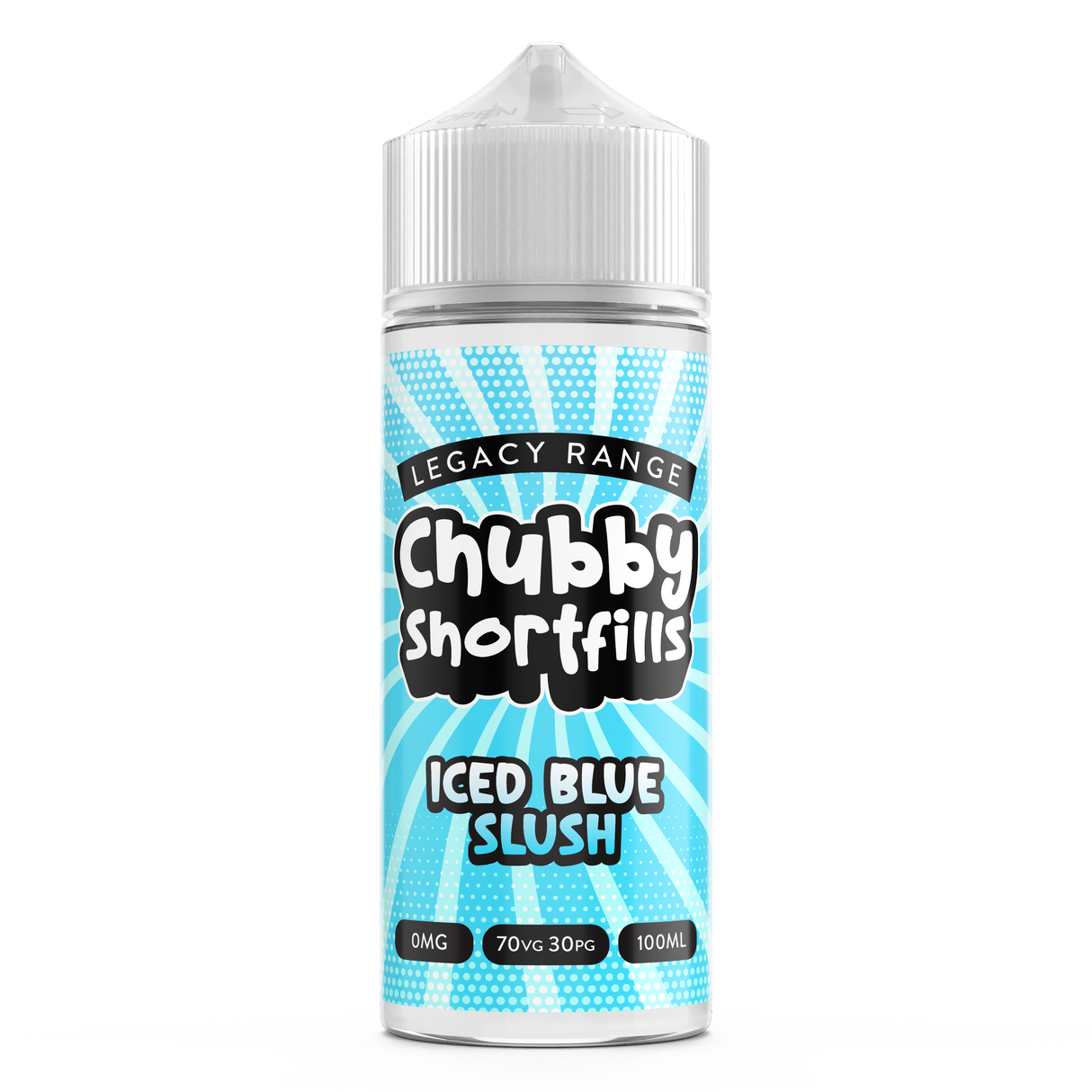 Chubby Shortfills - Legacy Edition - Iced Blue Slush - 100ml