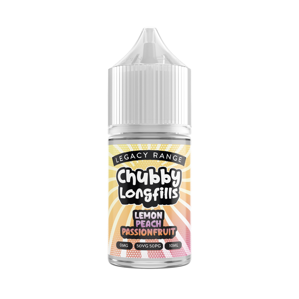 30ml Chubby Longfill - Lemon, Peach and Passionfruit