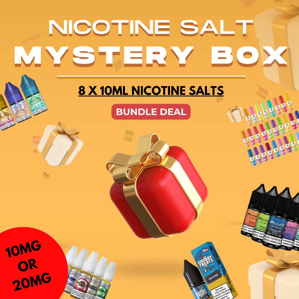 Nic salt - 8 x 10ml Mystery bundle