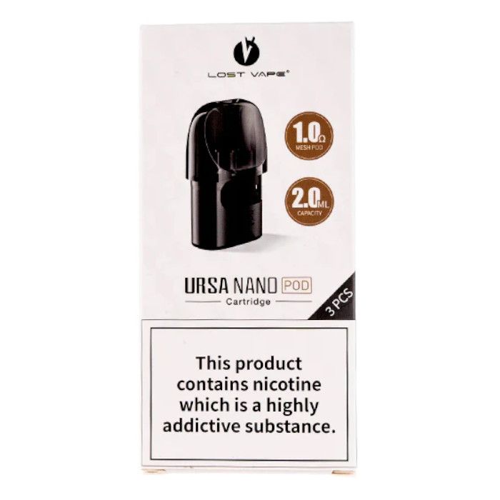 Ursa Nano Replacement Pods 3 Pack By Lost Vape Exceptional Vapes Ltd Ursa Nano Replacement Pods 3 Pack By Lost Vape Exceptional Vapes Ltd